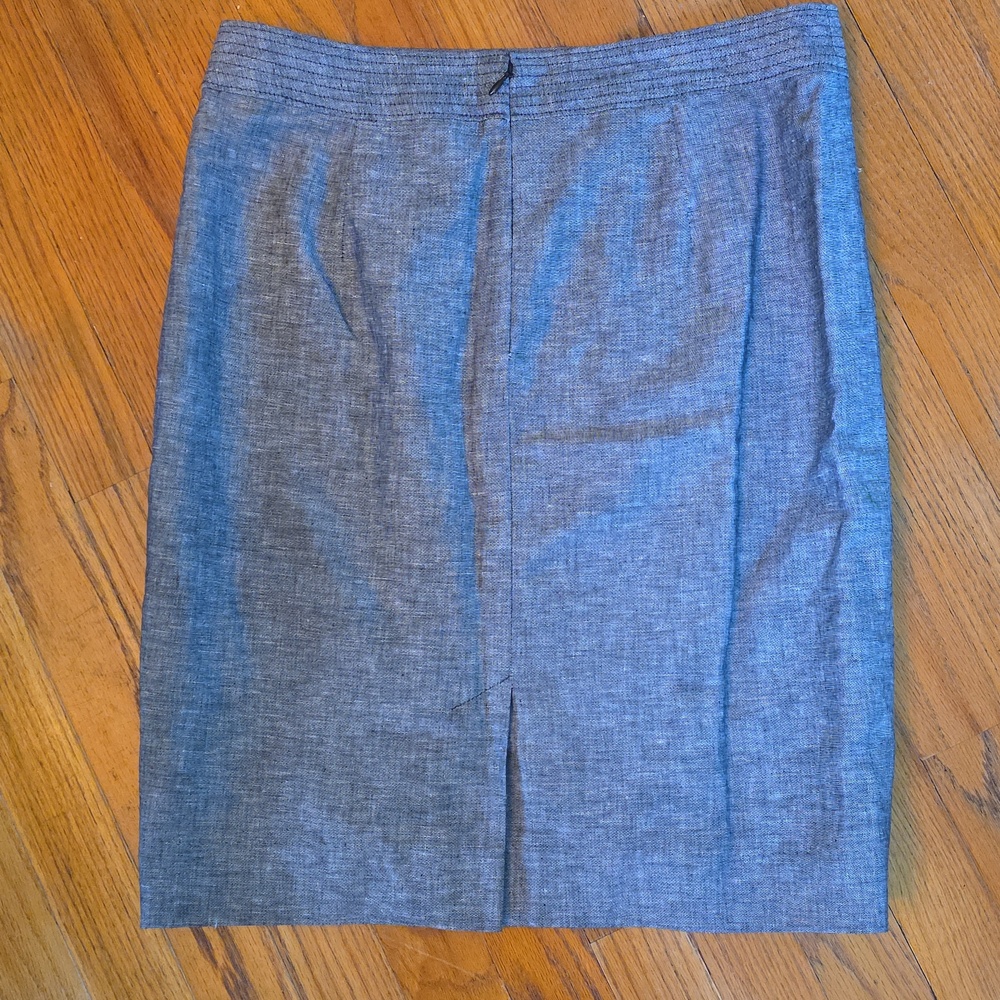 Banana Republic Size 8 Linen A-Line Skirt - BEAUTIFUL! - Picture 6 of 13